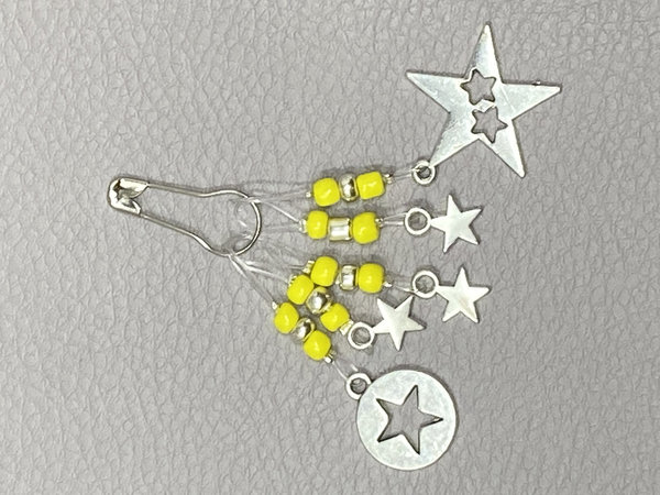 Maschenmarkierer: Sterne, gelb