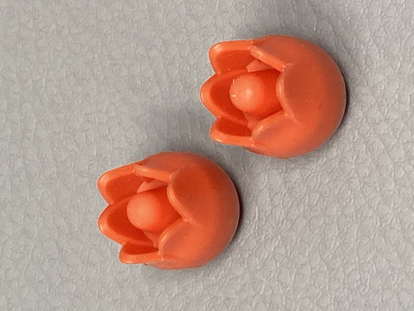 Tulip Maschenstopper für Nadeln der Stärke 4mm bis 6,5mm, orange