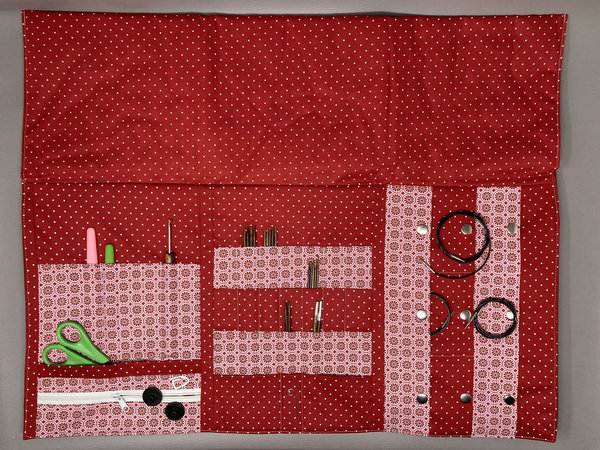 Die Rote I ♡ Knitting, rosa Herz